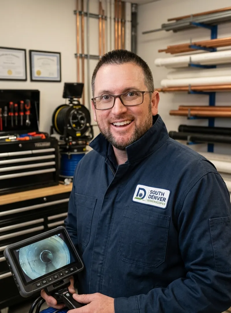 Frank Menkel, owner of South Denver Sewerscope